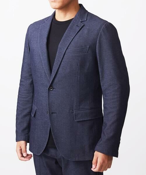 MICHEL KLEIN HOMME / ミッシェルクランオム テーラードジャケット | 【セットアップ】ジャージテーラードジャケット【BODY MAKE】 | 詳細1