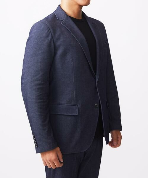 MICHEL KLEIN HOMME / ミッシェルクランオム テーラードジャケット | 【セットアップ】ジャージテーラードジャケット【BODY MAKE】 | 詳細2