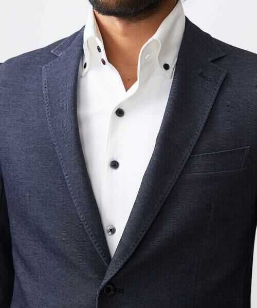 MICHEL KLEIN HOMME / ミッシェルクランオム テーラードジャケット | 【セットアップ】ジャージテーラードジャケット【BODY MAKE】 | 詳細5