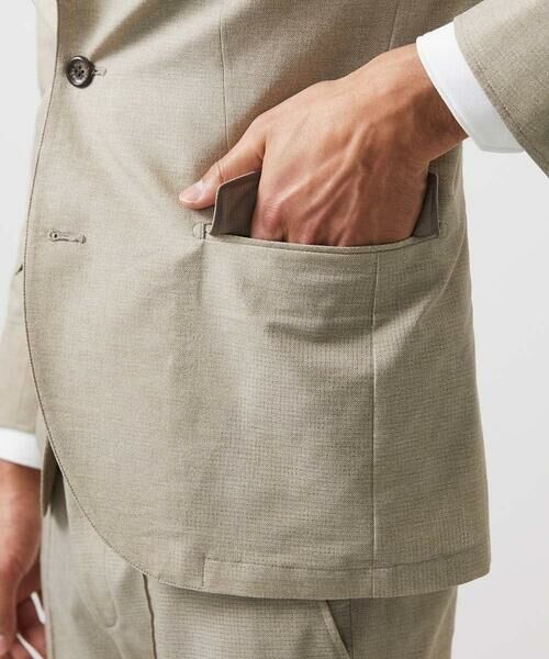 MICHEL KLEIN HOMME / ミッシェルクランオム テーラードジャケット | 【セットアップ】メッシュコンバーチブルジャケット | 詳細10