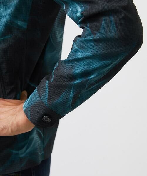 MICHEL KLEIN HOMME / ミッシェルクランオム その他アウター | スモーク柄メッシュパーカーブルゾン | 詳細10