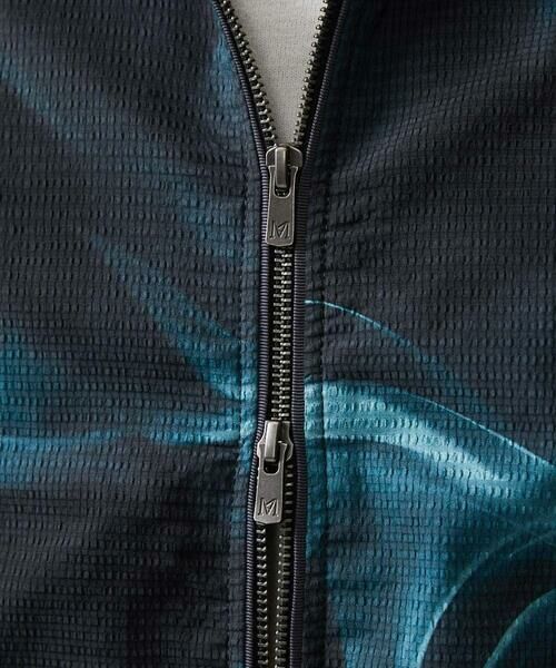 MICHEL KLEIN HOMME / ミッシェルクランオム その他アウター | スモーク柄メッシュパーカーブルゾン | 詳細13