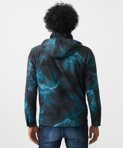 MICHEL KLEIN HOMME / ミッシェルクランオム その他アウター | スモーク柄メッシュパーカーブルゾン | 詳細7