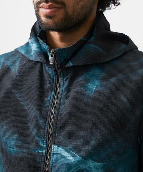 MICHEL KLEIN HOMME / ミッシェルクランオム その他アウター | スモーク柄メッシュパーカーブルゾン | 詳細8