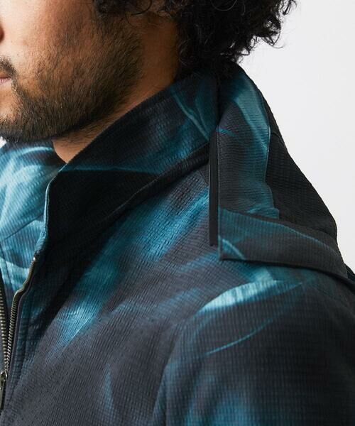MICHEL KLEIN HOMME / ミッシェルクランオム その他アウター | スモーク柄メッシュパーカーブルゾン | 詳細9
