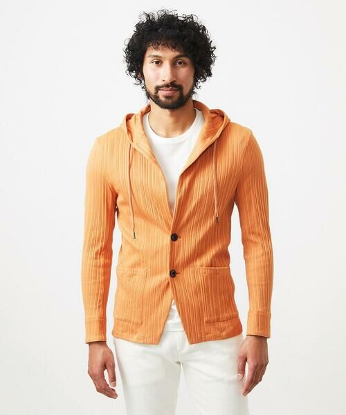 MICHEL KLEIN HOMME / ミッシェルクランオム パーカー | プリーツフードジャケット | 詳細2