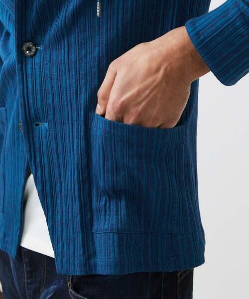 MICHEL KLEIN HOMME / ミッシェルクランオム パーカー | プリーツフードジャケット | 詳細11