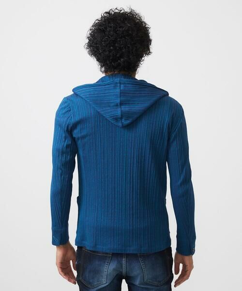 MICHEL KLEIN HOMME / ミッシェルクランオム パーカー | プリーツフードジャケット | 詳細8