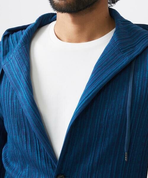 MICHEL KLEIN HOMME / ミッシェルクランオム パーカー | プリーツフードジャケット | 詳細9