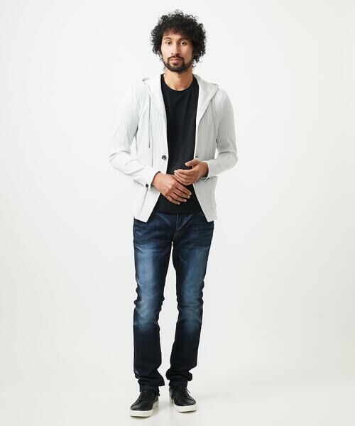 MICHEL KLEIN HOMME / ミッシェルクランオム パーカー | プリーツフードジャケット | 詳細16