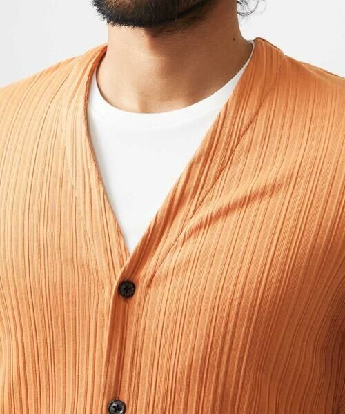 MICHEL KLEIN HOMME / ミッシェルクランオム カーディガン・ボレロ | 【WEB限定】プリーツYカーディガン | 詳細5
