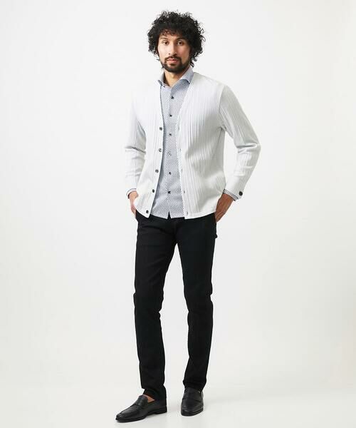 MICHEL KLEIN HOMME / ミッシェルクランオム カーディガン・ボレロ | 【WEB限定】プリーツYカーディガン | 詳細13