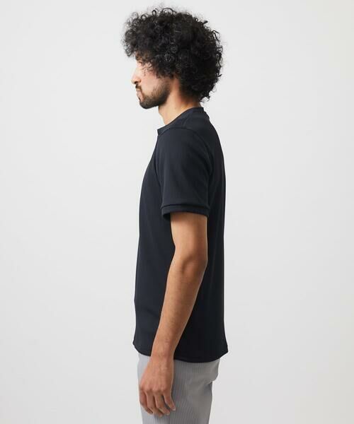 MICHEL KLEIN HOMME / ミッシェルクランオム カットソー | 《日本製》キーネック半袖カットソー | 詳細5