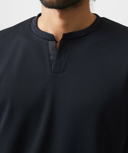 MICHEL KLEIN HOMME / ミッシェルクランオム カットソー | 《日本製》キーネック半袖カットソー | 詳細7