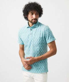 MICHEL KLEIN HOMME / ミッシェルクランオム カットソー | 《日本製》リンクスVネック半袖ポロシャツ