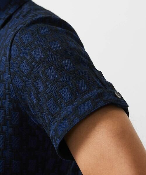 MICHEL KLEIN HOMME / ミッシェルクランオム カットソー | 《日本製》リンクスVネック半袖ポロシャツ | 詳細7