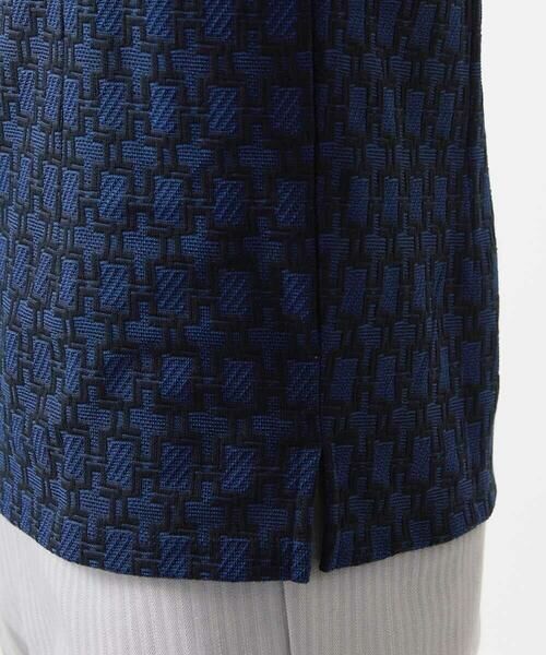 MICHEL KLEIN HOMME / ミッシェルクランオム カットソー | 《日本製》リンクスVネック半袖ポロシャツ | 詳細8