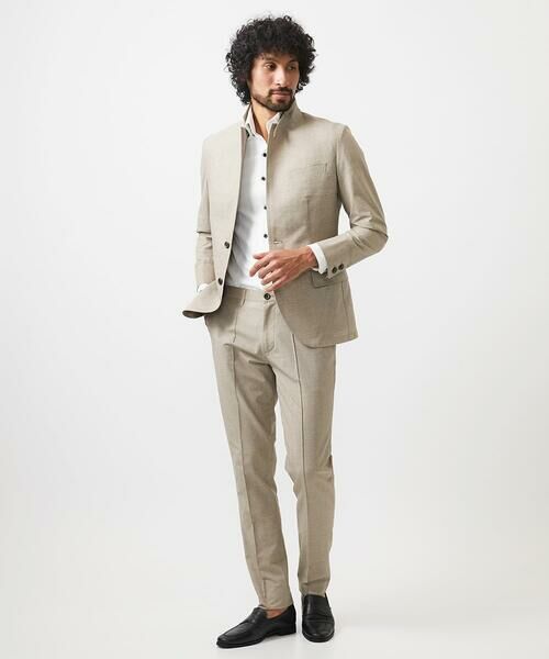 MICHEL KLEIN HOMME / ミッシェルクランオム チノ・ワークパンツ | 【セットアップ】メッシュスラックスパンツ | 詳細2