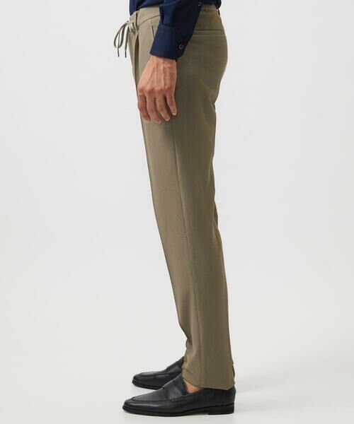 MICHEL KLEIN HOMME / ミッシェルクランオム チノ・ワークパンツ | 【セットアップ】ワンタックイージースラックスパンツ | 詳細3