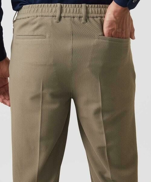 MICHEL KLEIN HOMME / ミッシェルクランオム チノ・ワークパンツ | 【セットアップ】ワンタックイージースラックスパンツ | 詳細5