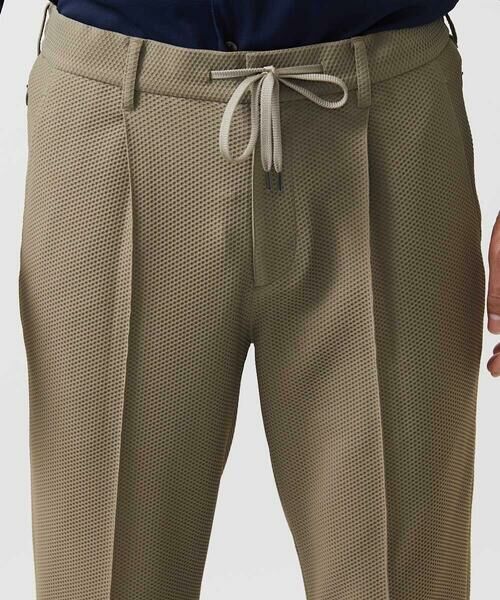 MICHEL KLEIN HOMME / ミッシェルクランオム チノ・ワークパンツ | 【セットアップ】ワンタックイージースラックスパンツ | 詳細6