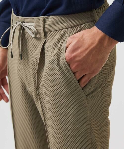 MICHEL KLEIN HOMME / ミッシェルクランオム チノ・ワークパンツ | 【セットアップ】ワンタックイージースラックスパンツ | 詳細7