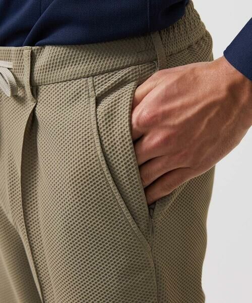 MICHEL KLEIN HOMME / ミッシェルクランオム チノ・ワークパンツ | 【セットアップ】ワンタックイージースラックスパンツ | 詳細9
