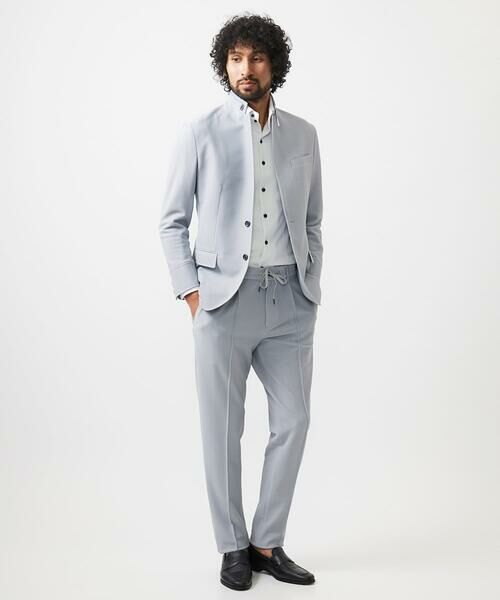 MICHEL KLEIN HOMME / ミッシェルクランオム チノ・ワークパンツ | 【セットアップ】ワンタックイージースラックスパンツ | 詳細13