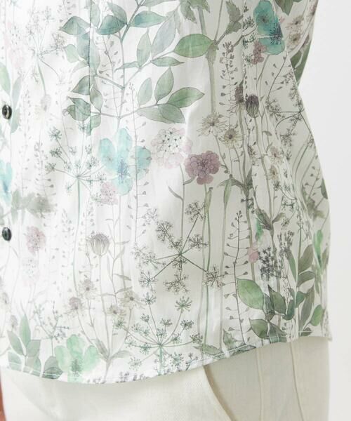 MICHEL KLEIN HOMME / ミッシェルクランオム シャツ・ブラウス | 《日本製》フラワー柄半袖シャツ | 詳細11