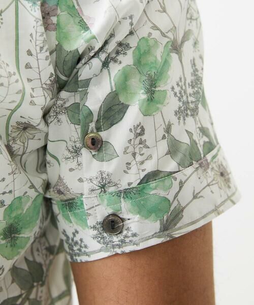 MICHEL KLEIN HOMME / ミッシェルクランオム シャツ・ブラウス | 《日本製》フラワー柄半袖シャツ | 詳細13