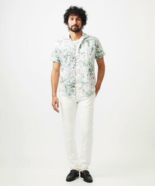 MICHEL KLEIN HOMME / ミッシェルクランオム シャツ・ブラウス | 《日本製》フラワー柄半袖シャツ | 詳細5