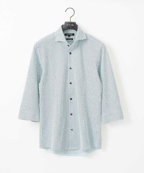 BOOTEGGERSNeil Young 7分袖　カットソー セール】 刺繍ボーダー七分袖カットソー （カットソー