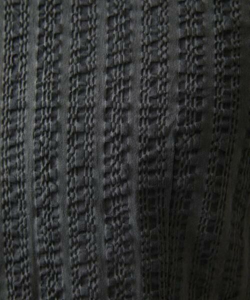 MICHEL KLEIN HOMME / ミッシェルクランオム シャツ・ブラウス | リップルストライプ七分袖シャツ | 詳細21