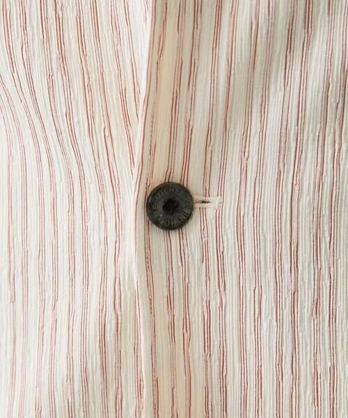 MICHEL KLEIN HOMME / ミッシェルクランオム テーラードジャケット | ストライプ柄コンバーチブルジャケット | 詳細10