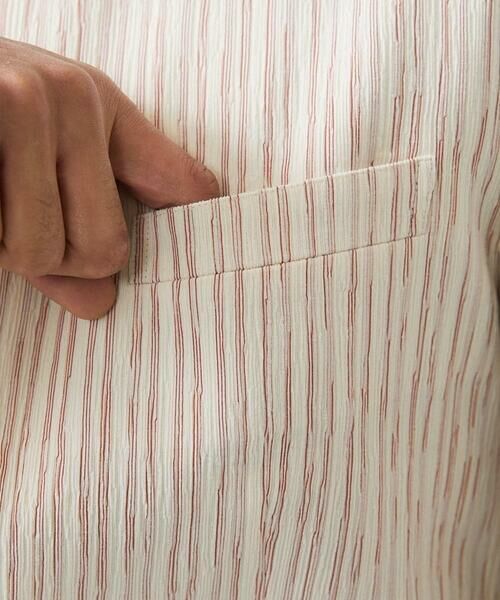 MICHEL KLEIN HOMME / ミッシェルクランオム テーラードジャケット | ストライプ柄コンバーチブルジャケット | 詳細11