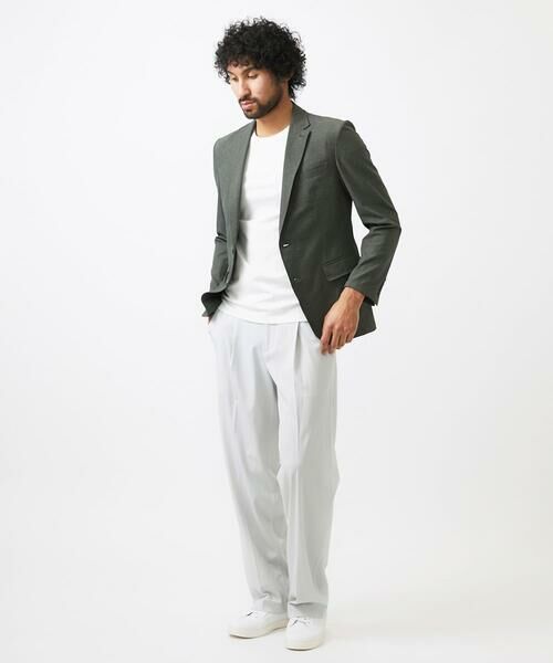 MICHEL KLEIN HOMME / ミッシェルクランオム テーラードジャケット | 【セットアップ】メッシュテーラードジャケット | 詳細1