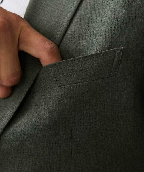 MICHEL KLEIN HOMME / ミッシェルクランオム テーラードジャケット | 【セットアップ】メッシュテーラードジャケット | 詳細12