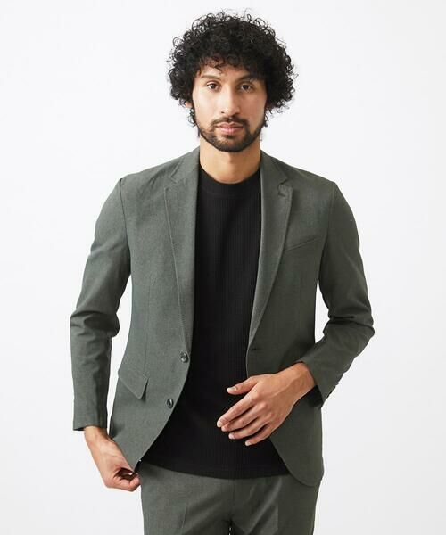 MICHEL KLEIN HOMME / ミッシェルクランオム テーラードジャケット | 【セットアップ】メッシュテーラードジャケット | 詳細2