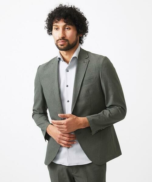 MICHEL KLEIN HOMME / ミッシェルクランオム テーラードジャケット | 【セットアップ】メッシュテーラードジャケット | 詳細4