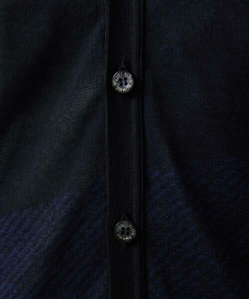 MICHEL KLEIN HOMME / ミッシェルクランオム カーディガン・ボレロ | ダイアゴナル柄ニットカーディガン | 詳細9