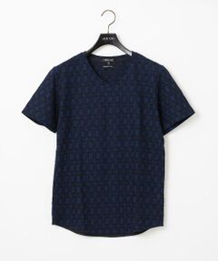 MICHEL KLEIN HOMME / ミッシェルクランオム カットソー | 《日本製》リンクスVネック半袖カットソー