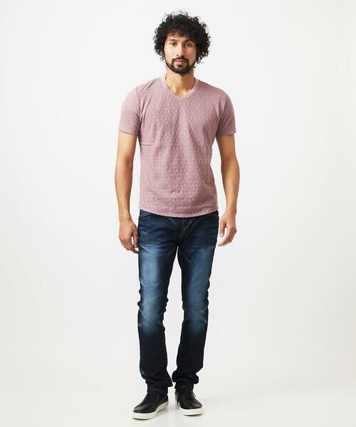 MICHEL KLEIN HOMME / ミッシェルクランオム カットソー | 《日本製》リンクスVネック半袖カットソー | 詳細1