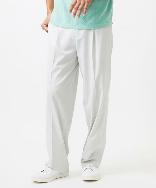 MICHEL KLEIN HOMME / ミッシェルクランオム チノ・ワークパンツ | リラックスワイドパンツ | 詳細1