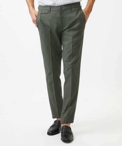 MICHEL KLEIN HOMME/ミッシェルクランオム スラックスパンツ セットアップ カーキ 48 MICHEL KLEIN HOMME/ミッシェルクランオム スラックスパンツ セットアップ カーキ 48