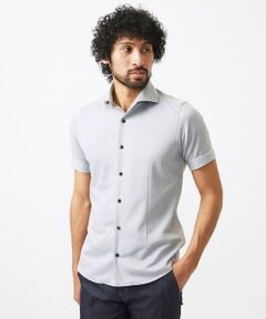 MICHEL KLEIN ミッシェルクラン シャツ4枚セット黒 黄系 水色 青系 日本製》ボタニカル柄七分袖シャツ （シャツ・ブラウス