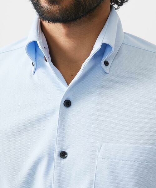 MICHEL KLEIN HOMME / ミッシェルクランオム シャツ・ブラウス | 《日本製》イージーケアドレス半袖シャツ | 詳細10