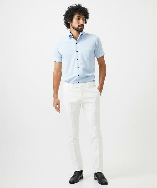 MICHEL KLEIN HOMME / ミッシェルクランオム シャツ・ブラウス | 《日本製》イージーケアドレス半袖シャツ | 詳細2