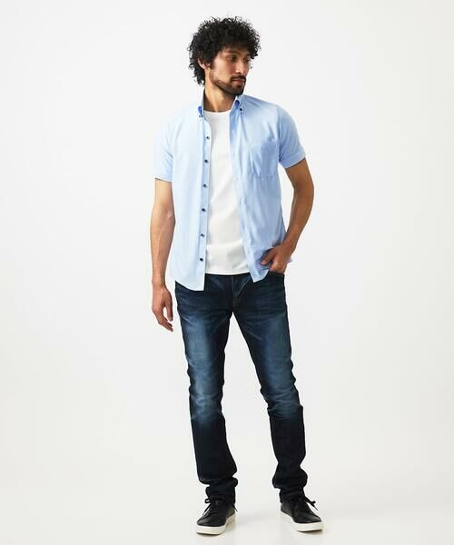 MICHEL KLEIN HOMME / ミッシェルクランオム シャツ・ブラウス | 《日本製》イージーケアドレス半袖シャツ | 詳細6