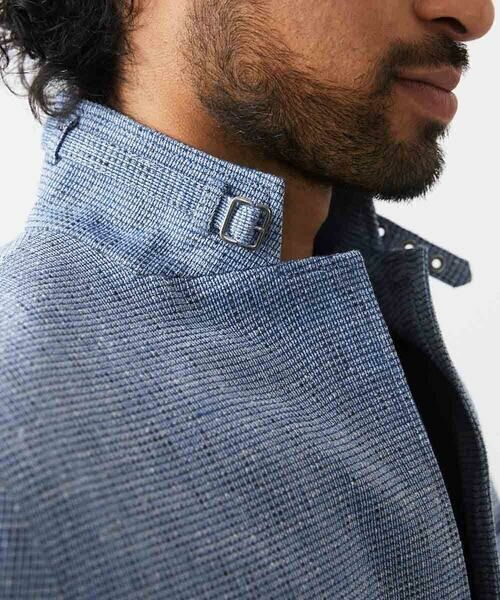 MICHEL KLEIN HOMME / ミッシェルクランオム テーラードジャケット | カラミメッシュコンバーチブルジャケット | 詳細13