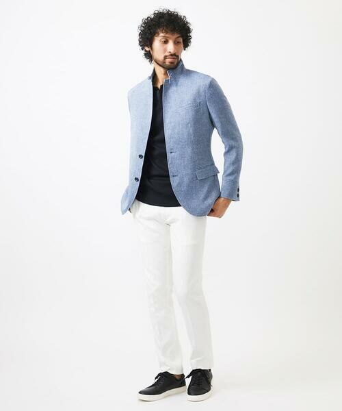 MICHEL KLEIN HOMME / ミッシェルクランオム テーラードジャケット | カラミメッシュコンバーチブルジャケット | 詳細2